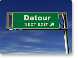 Detour Sign